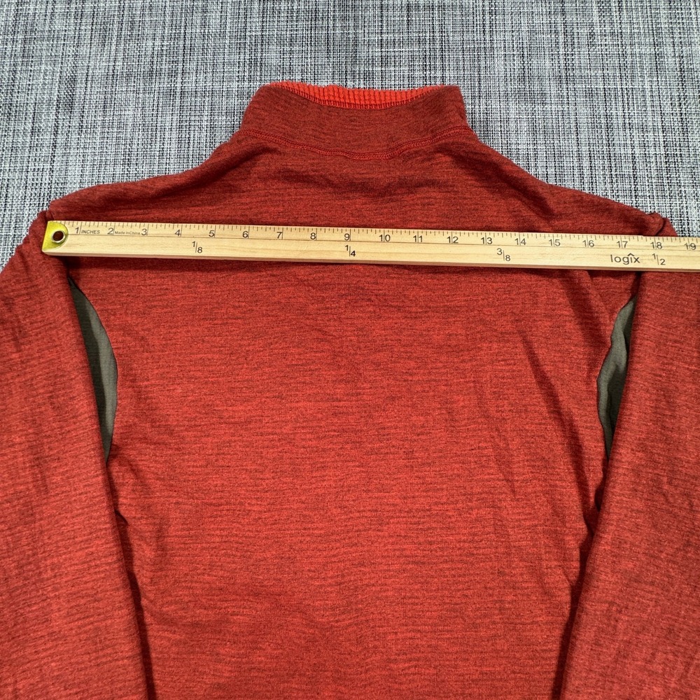 Vintage Patagonia Mens Large R1 Flash Pullover Red Grid Fleece Half Zip USA 2002 - Picture 9 of 10
